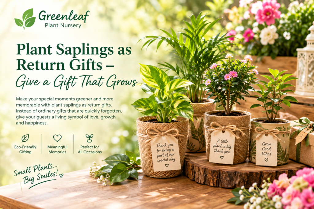 Plant Sapling as a Return Gift